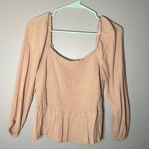 Blush pink, American Eagle blouse